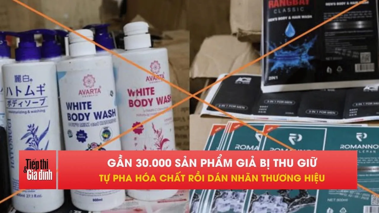 Bóc trần xưởng sữa tắm, dầu gội giả bán khắp mạng