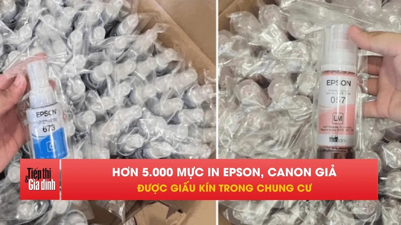 Bóc đường dây mực in giả, hơn 5.000 sản phẩm bị thu giữ