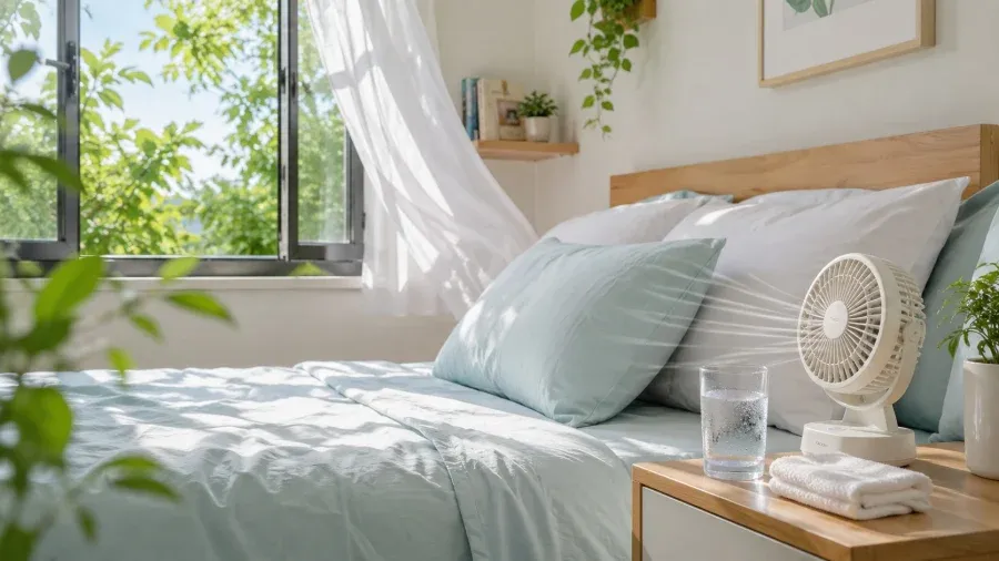 Mùa hè nên đặt gì cạnh giường ngủ? 5 vật dụng nhỏ giúp ngủ ngon và dễ chịu hơn