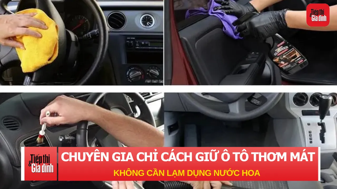 Chuyên gia chỉ cách giữ ô tô thơm mát quanh năm không cần lạm dụng nước hoa