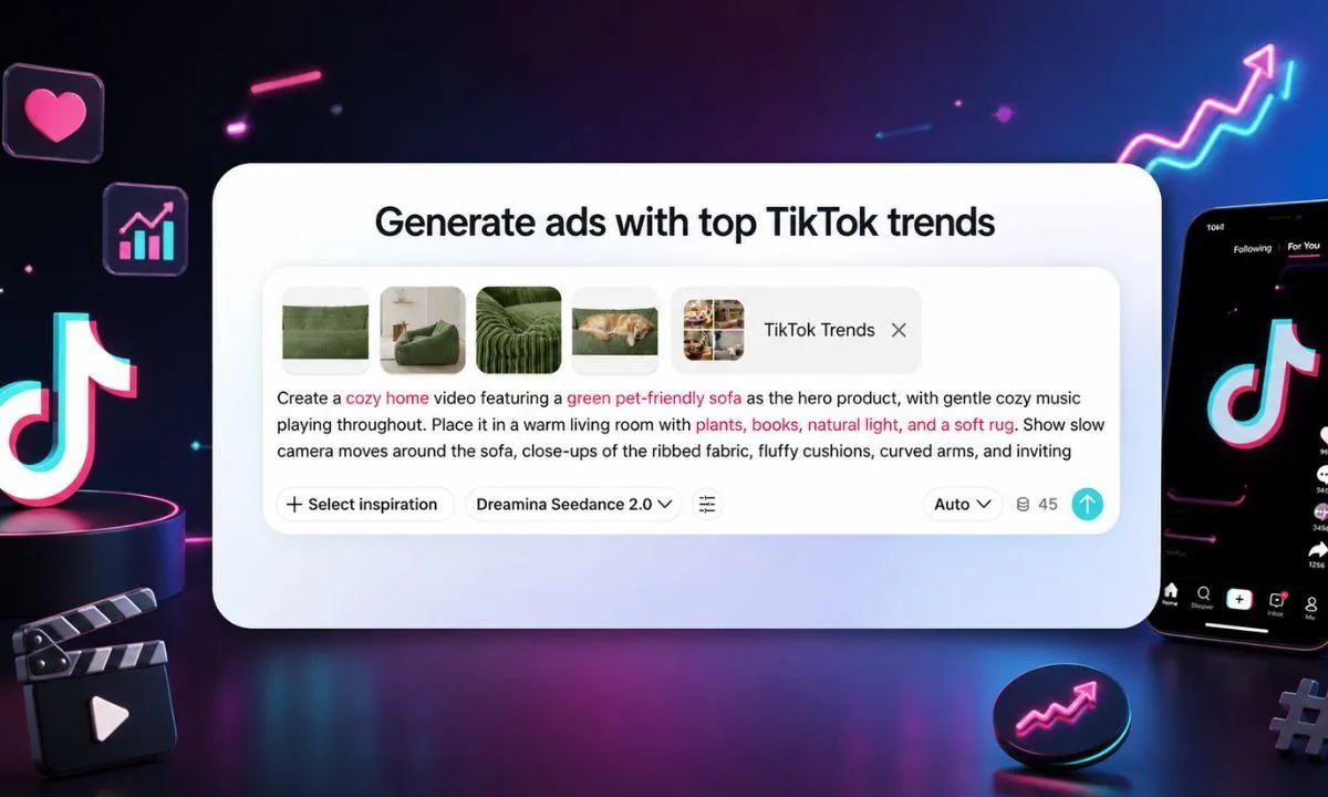 TikTok tung AI tạo quảng cáo tự động, marketer sắp 'đổi cách làm nghề'?