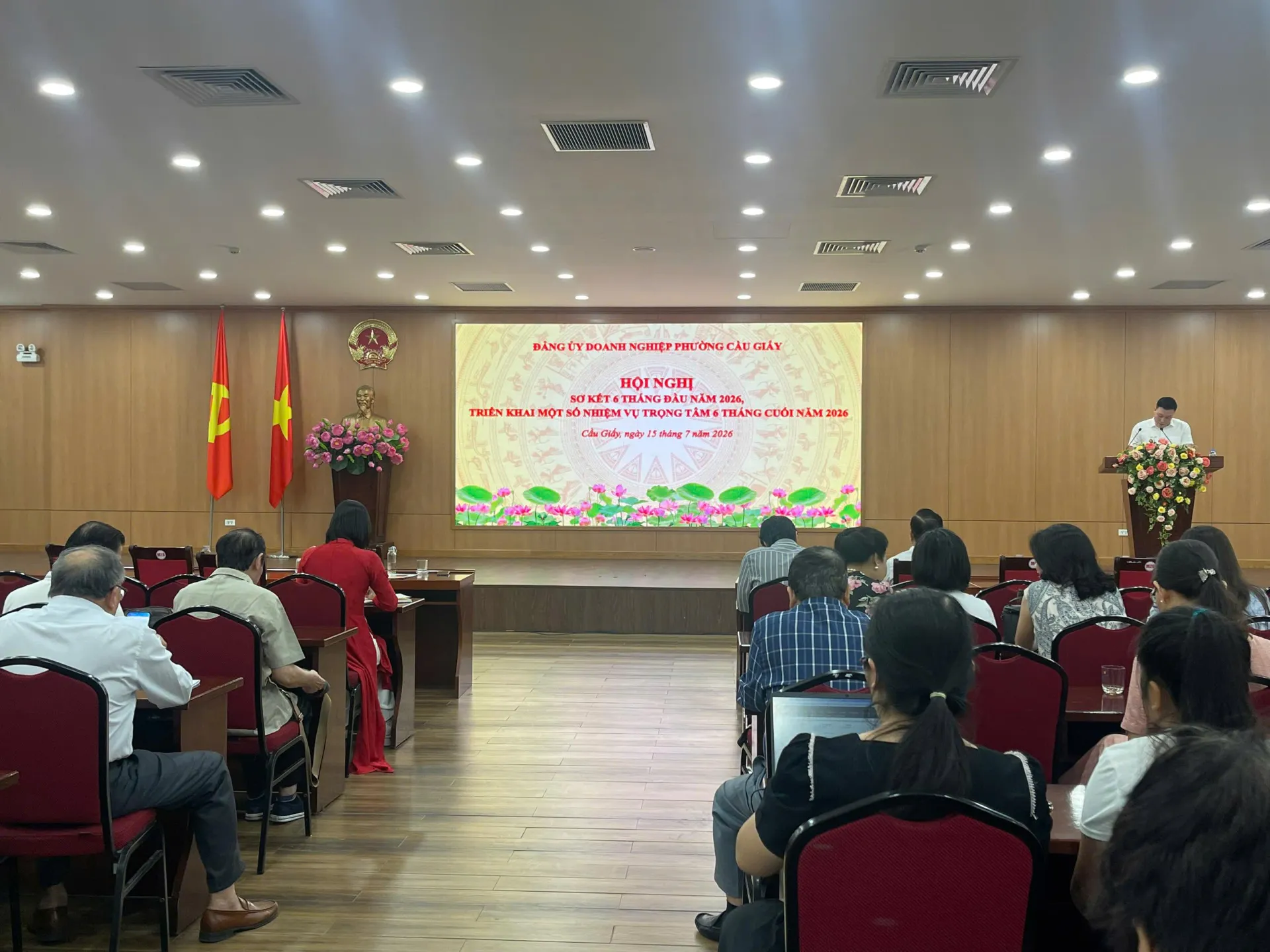 Đảng ủy Doanh nghiệp phường Cầu Giấy phát huy hiệu quả công tác xây dựng Đảng trong 6 tháng đầu năm