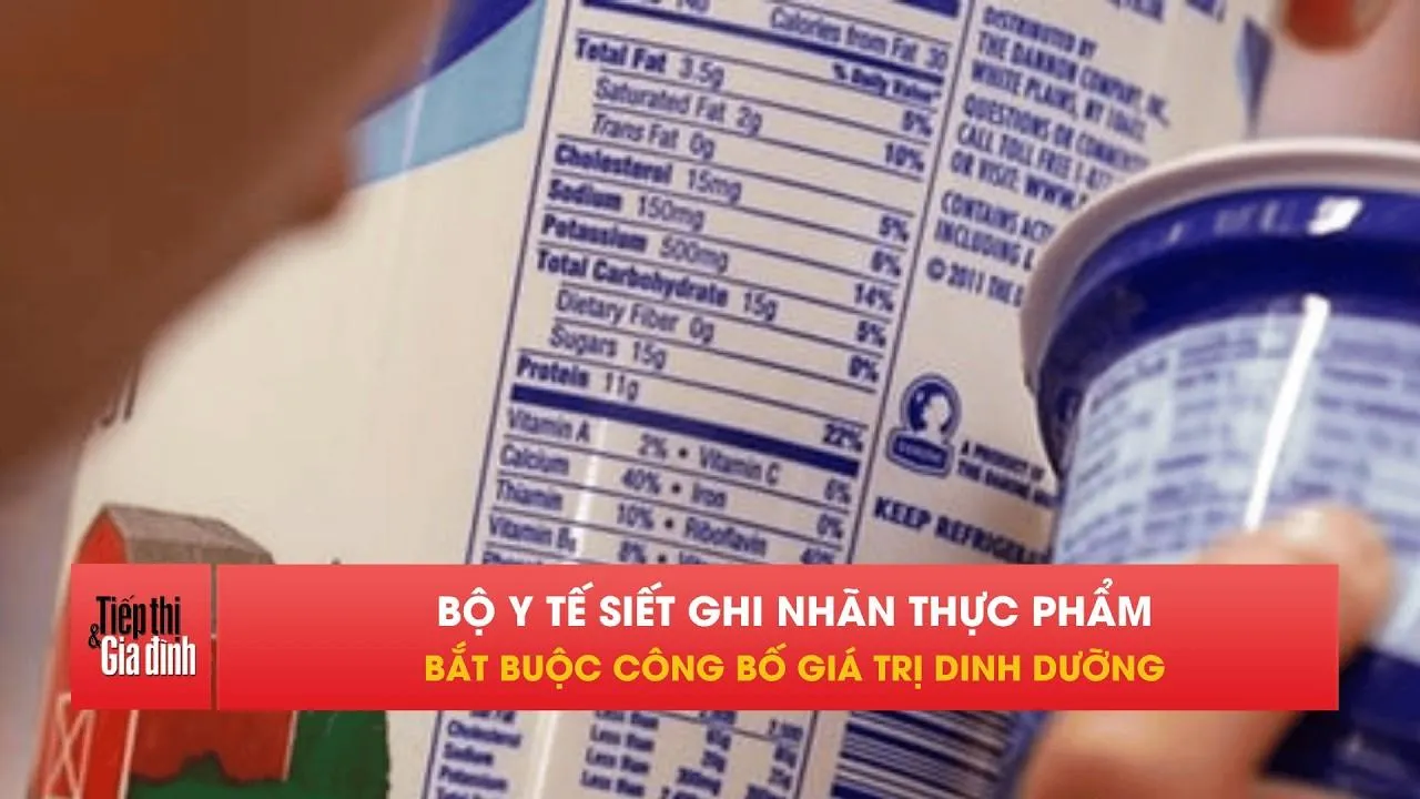 Từ nay mua thực phẩm đóng gói phải xem thêm thông tin này