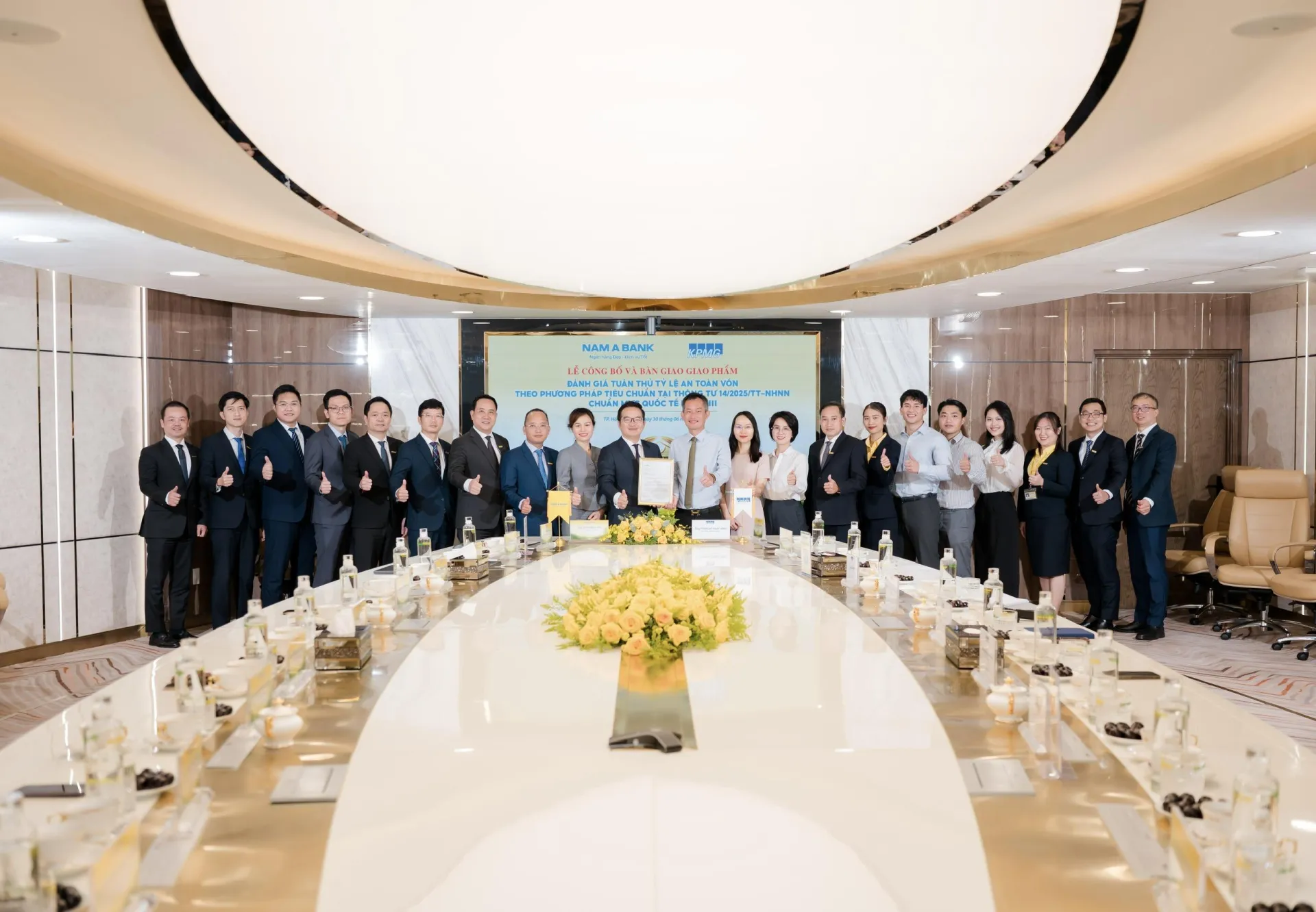 Nam A Bank hoàn thành đánh giá tuân thủ tỷ lệ an toàn vốn theo Basel III
