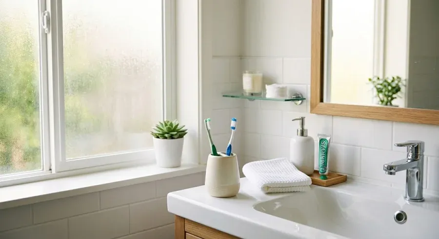 Nhiều người vẫn để bàn chải đánh răng ở vị trí này mà không biết vi khuẩn sinh sôi mỗi ngày