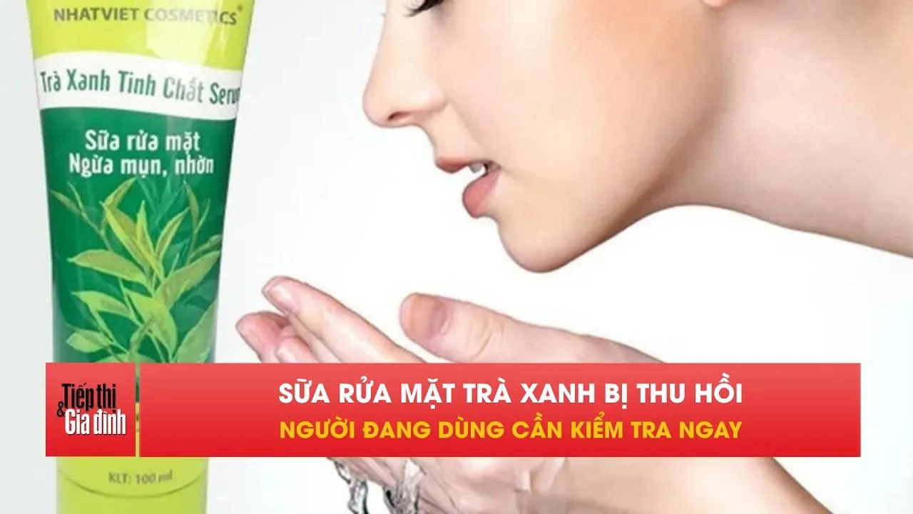 Mỹ phẩm Nhật Việt lại bị phạt, thu hồi sữa rửa mặt