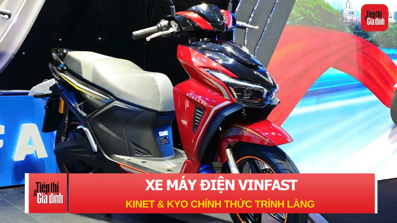 Xe máy điện VinFast Kinet & Kyo chính thức trình làng, thiết kế hiện đại
