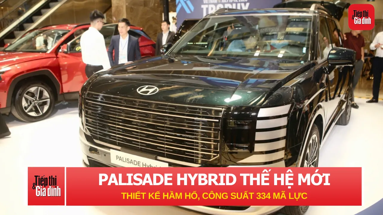 Palisade Hybrid thế hệ mới lộ diện: Thiết kế hầm hố, công suất 334 mã lực