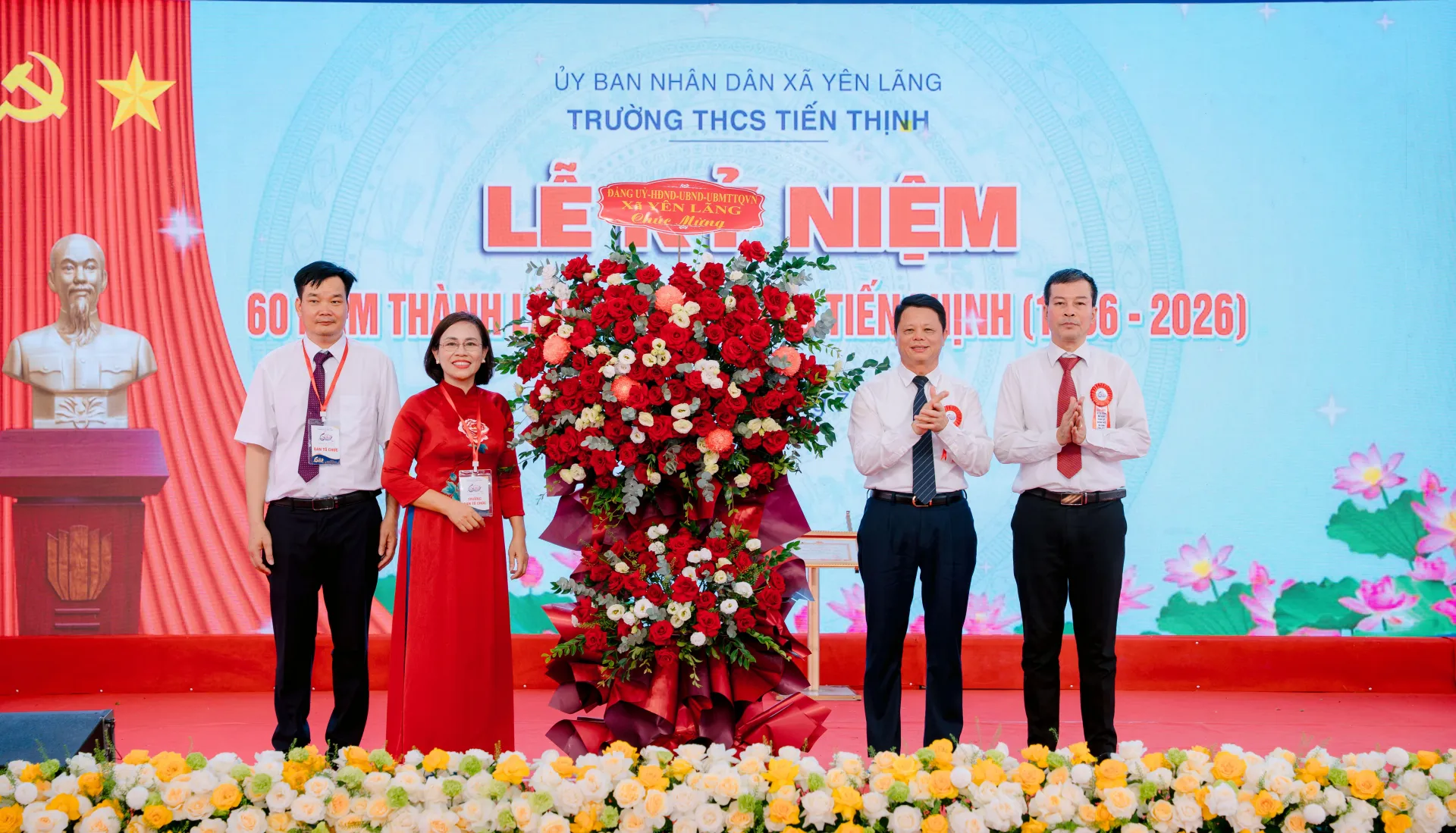 Ấn tượng Lễ kỷ niệm 60 năm thành lập Trường THCS Tiến Thịnh