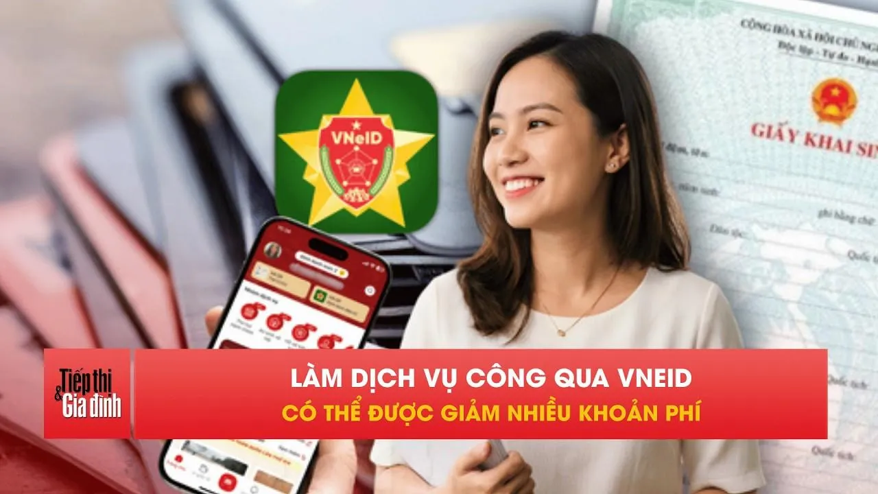 Dùng VNeID, người dân sắp được miễn giảm loạt lệ phí
