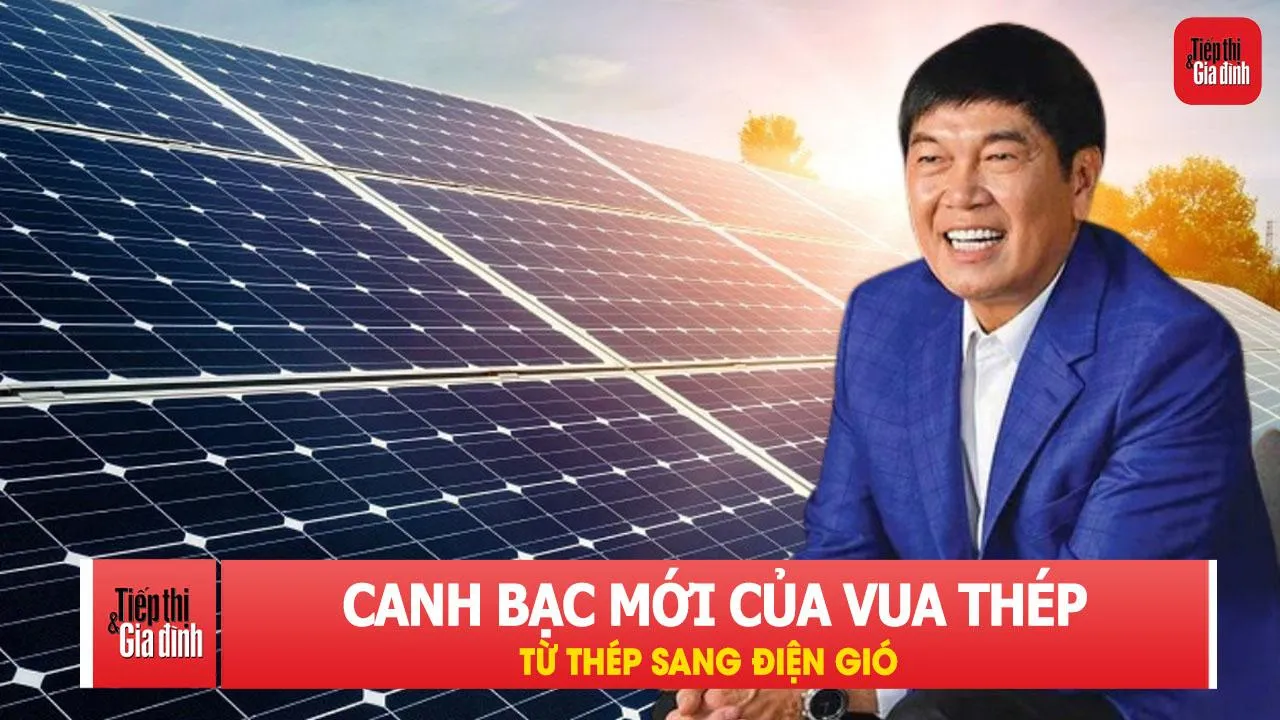 Canh bạc mới của Vua thép Trần Đình Long: Từ thép sang điện gió
