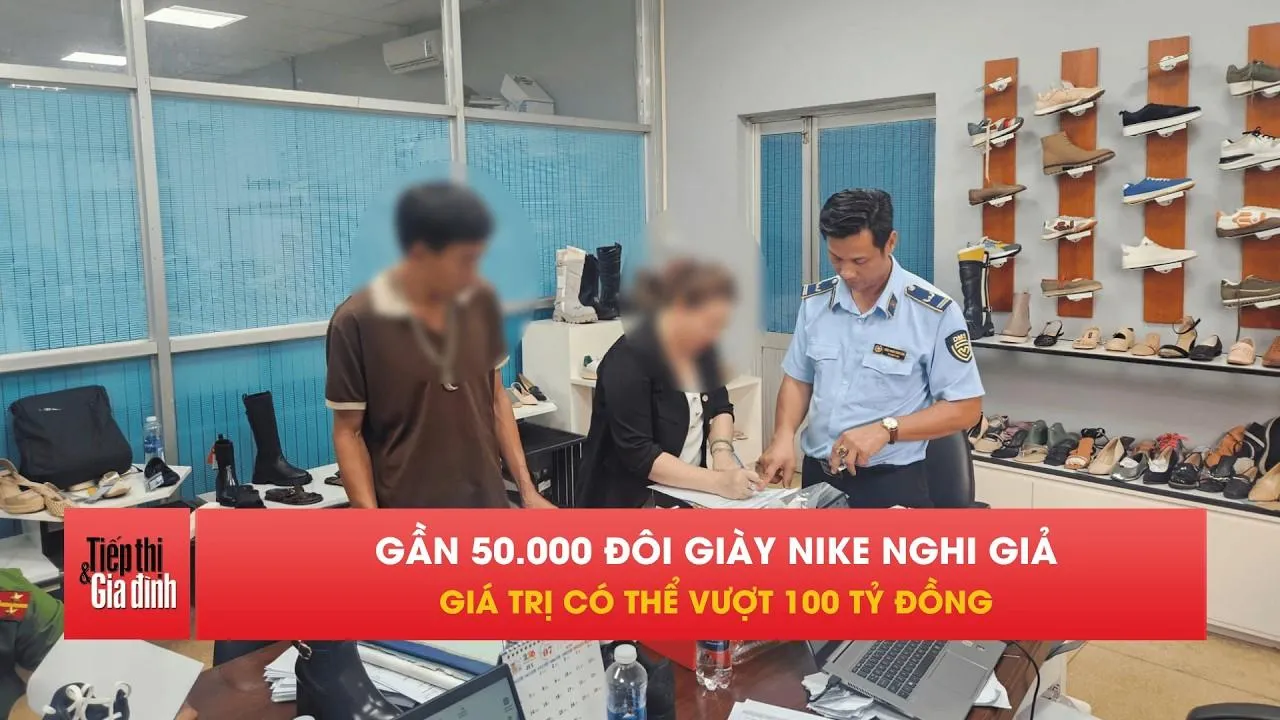 Bóc trần gần 50.000 đôi giày nghi giả Nike xuất sang Mỹ