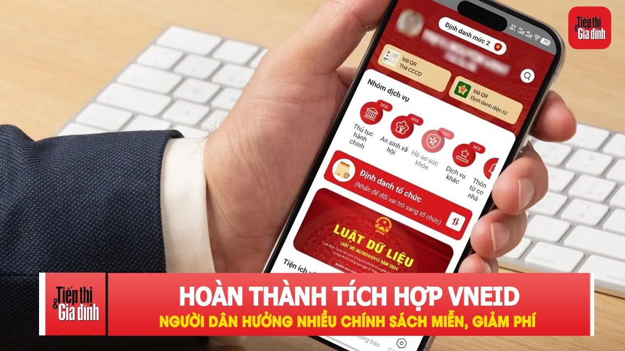Tích hợp 5 loại giấy tờ trên VNeID để hưởng ưu đãi phí, lệ phí