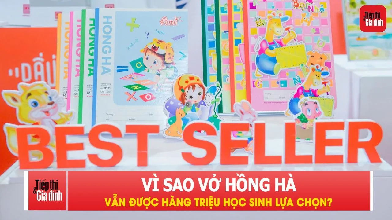 Vì sao vở Hồng Hà vẫn được hàng triệu học sinh lựa chọn?