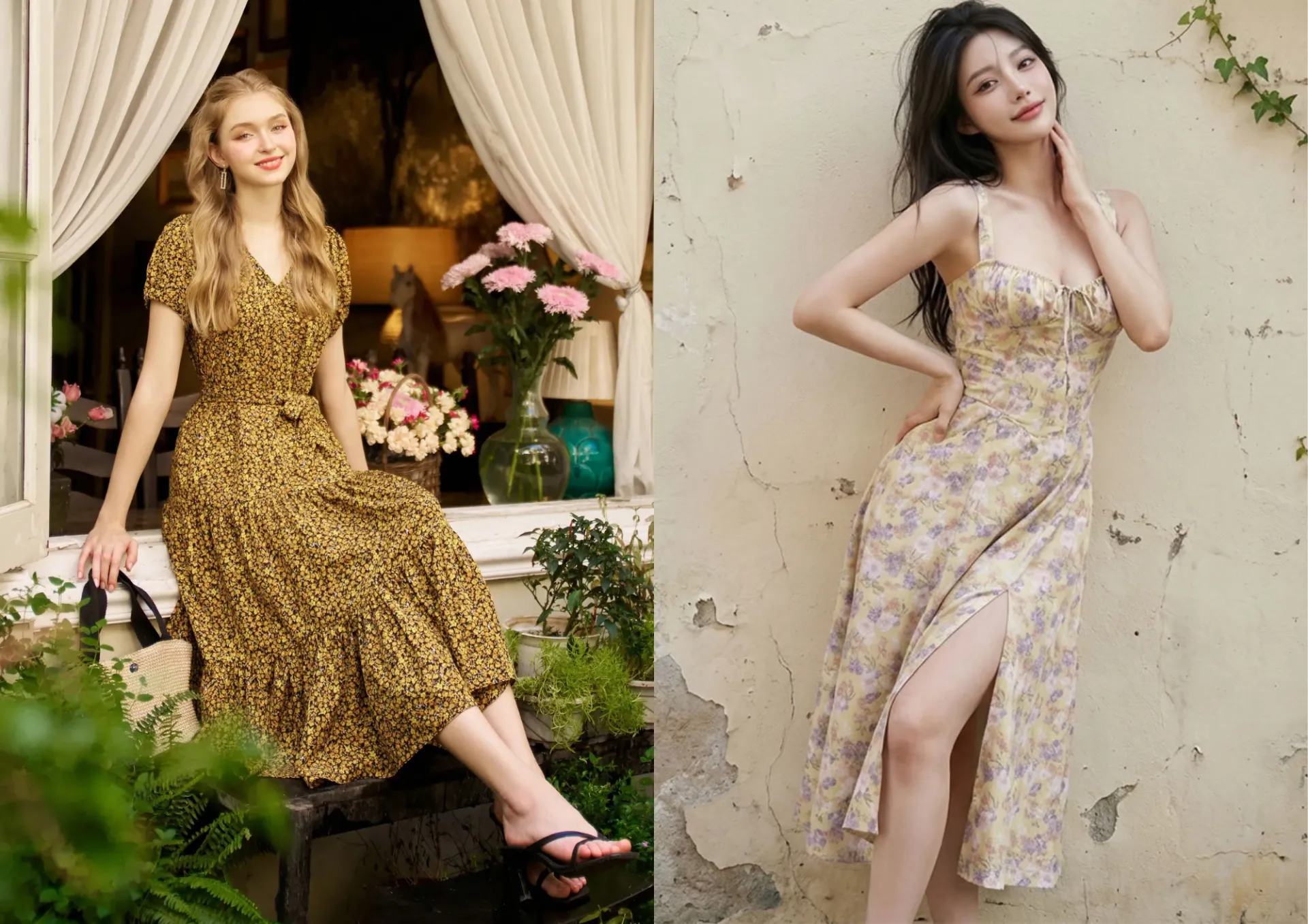 4 kiểu váy hoa nhí đang 'phủ sóng' mùa hè, sang thu vẫn mặc đẹp không lỗi mốt
