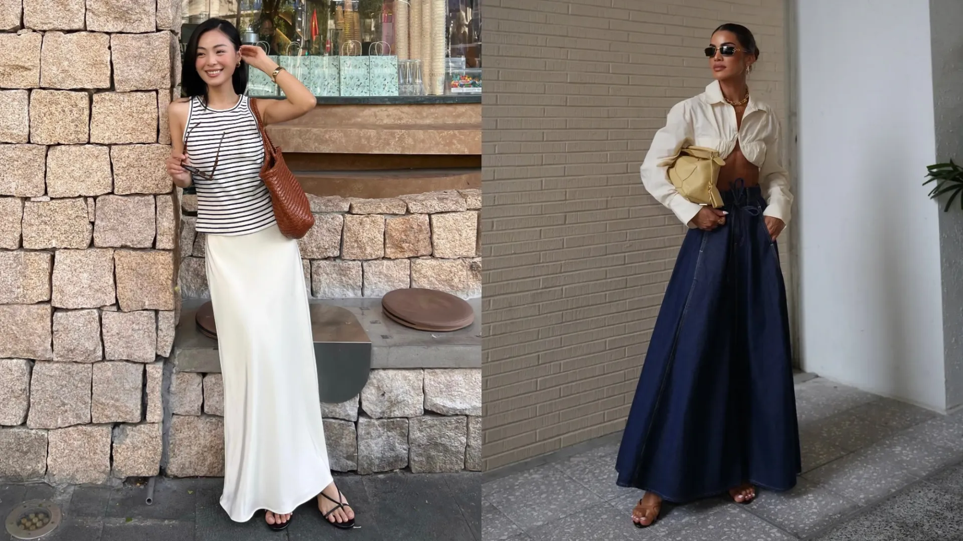 4 mẫu chân váy maxi đang được tín đồ thời trang mê mẩn: Dễ phối đồ, mặc đi đâu cũng đẹp