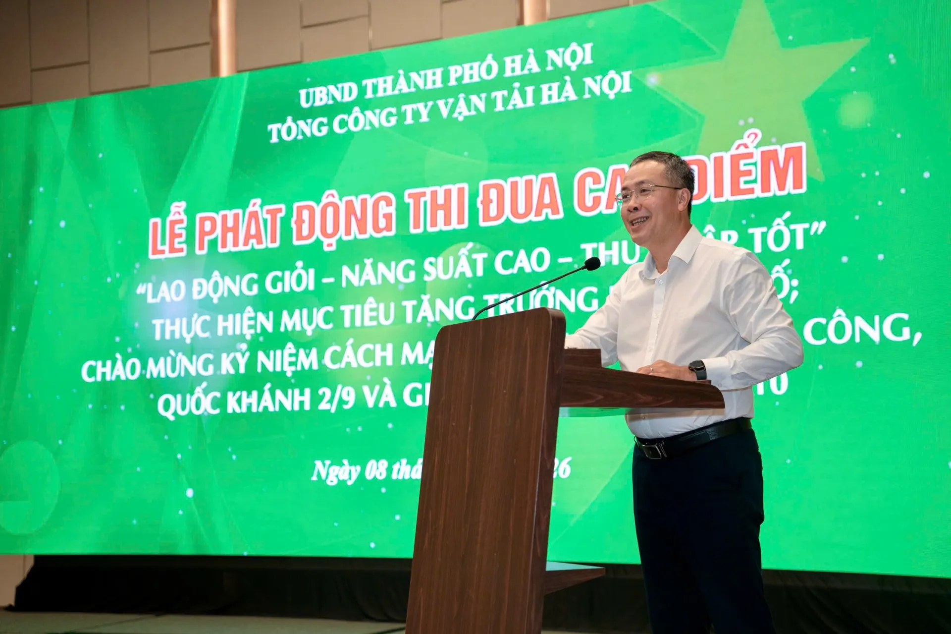 Transerco phát động thi đua cao điểm nâng cao chất lượng dịch vụ chào mừng các ngày lễ lớn của Thủ đô và đất nước
