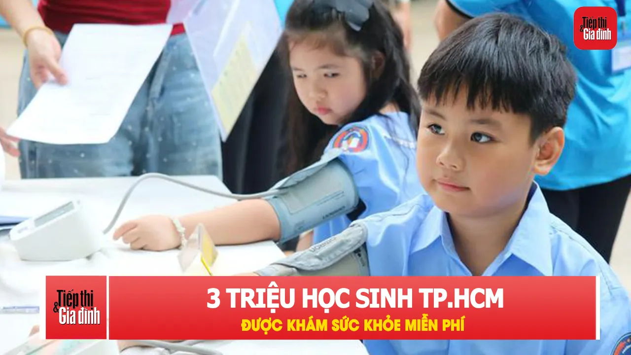 Khoảng 3 triệu học sinh, sinh viên TP.HCM được khám sức khỏe miễn phí