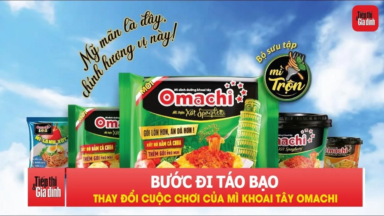 Bước đi táo bạo thay đổi cuộc chơi của mì khoai tây Omachi
