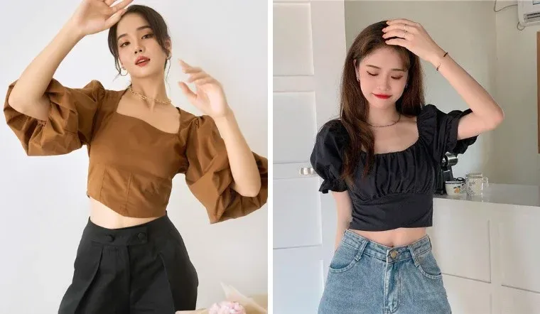 Áo tay phồng trở lại mùa thu, thiết kế giúp nàng tôn dáng đầy tinh tế
