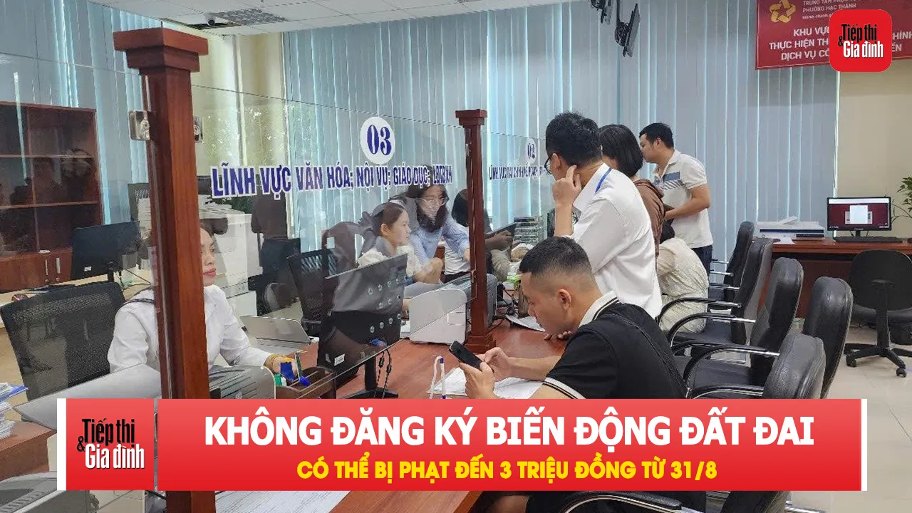 Từ 31/8: Không đăng ký đất đai đúng quy định có thể bị phạt tiền