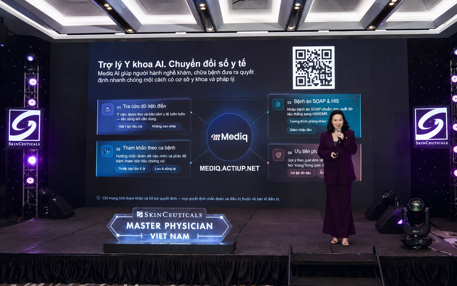 ThS.BS CKII Nguyễn Phương Thảo chia sẻ xu hướng Skin Longevity tại SkinCeuticals Master Physician Vietnam 2026