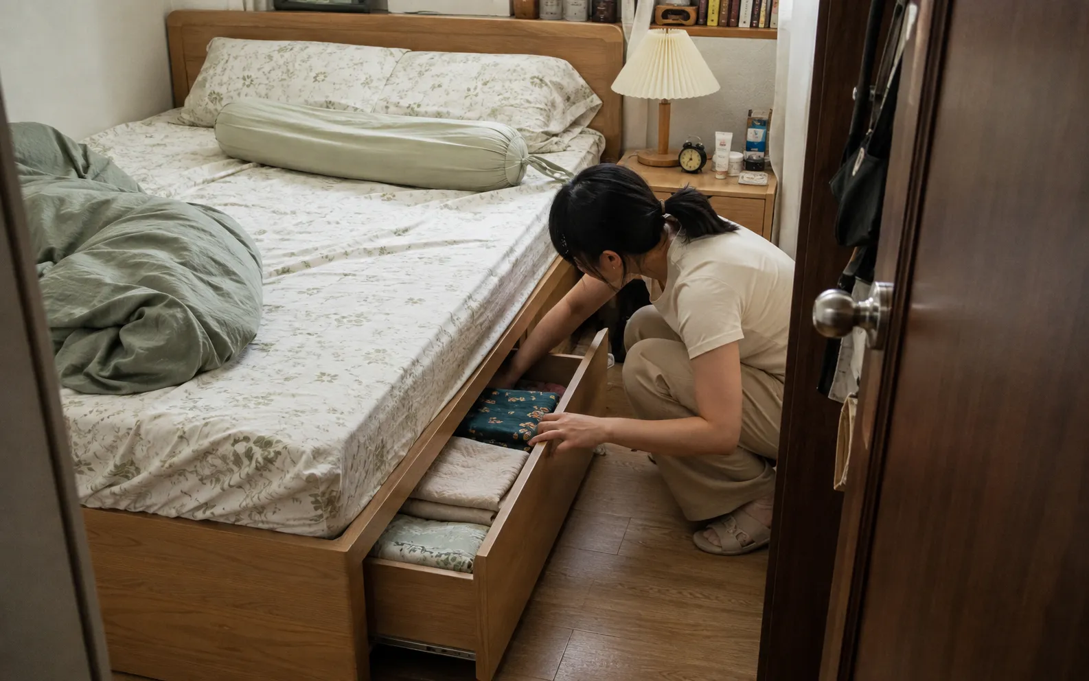 Tưởng mua giường có ngăn kéo là lời, dùng lâu mới thấy những bất tiện này