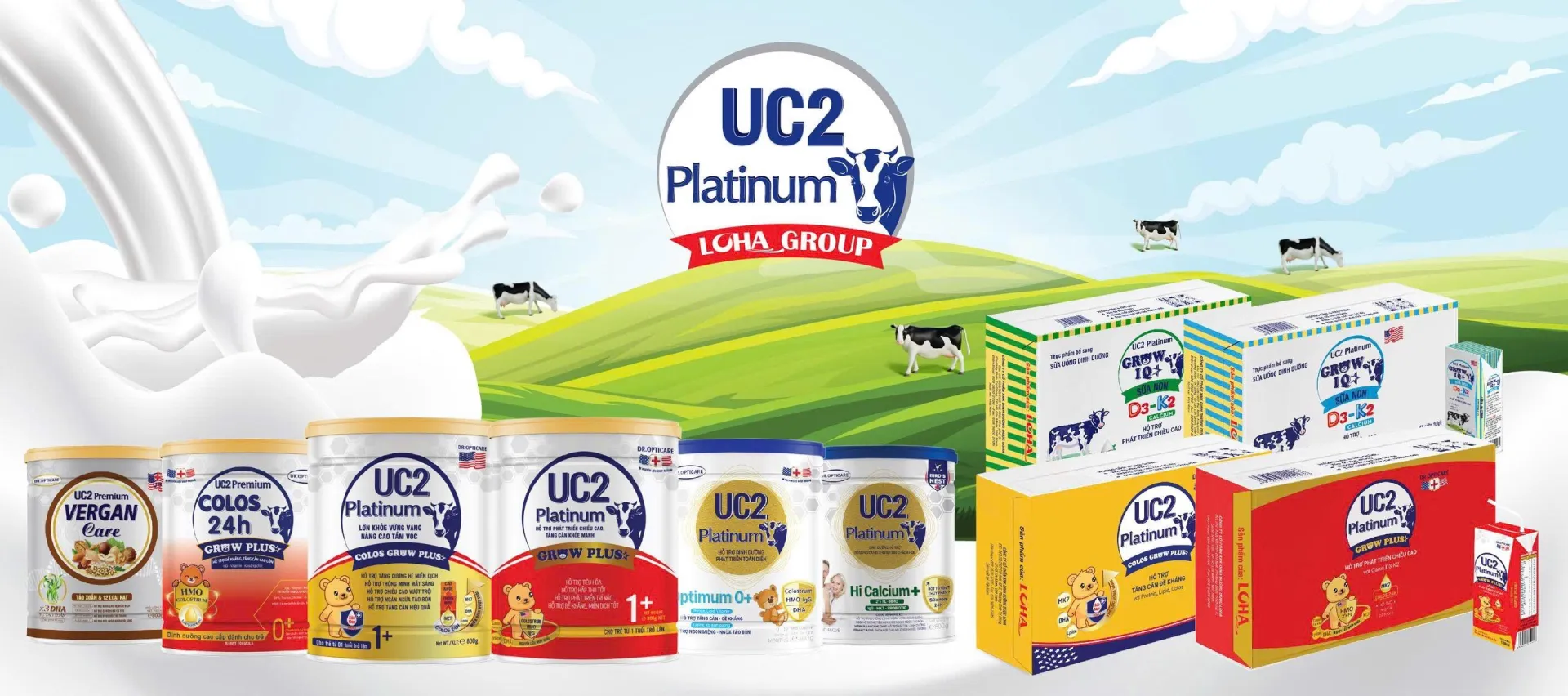 LOHA Group phát triển thương hiệu sữa UC2 chuẩn chất lượng, đồng hành bình ổn giá cùng người tiêu dùng