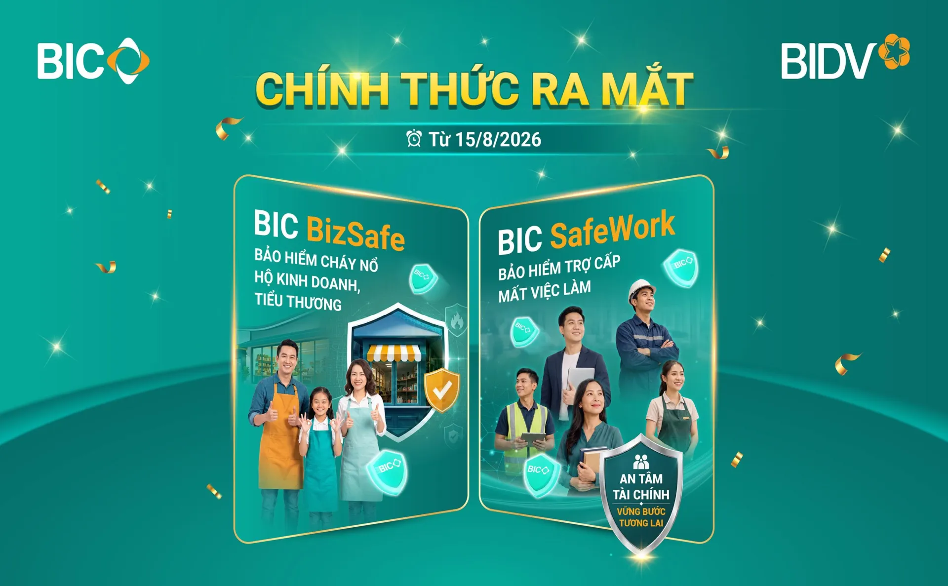 BIC ra mắt bộ đôi sản phẩm mới, 'điểm tựa tài chính' cho hộ kinh doanh và người lao động