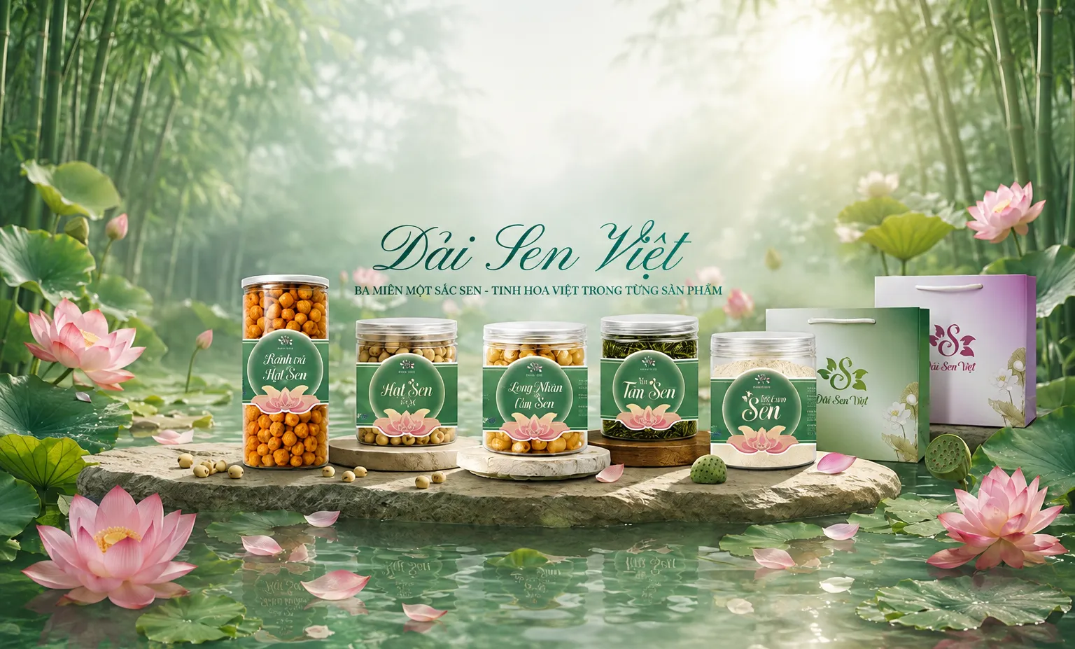 Dải Sen Việt - Hành trình đưa tinh hoa Sen ba miền đến gần hơn với người Việt