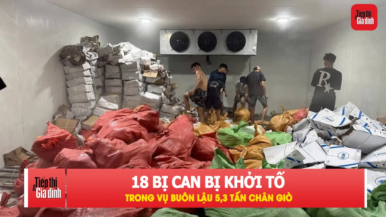 Quảng Ninh khởi tố 18 bị can trong vụ buôn lậu hơn 5,3 tấn chân giò