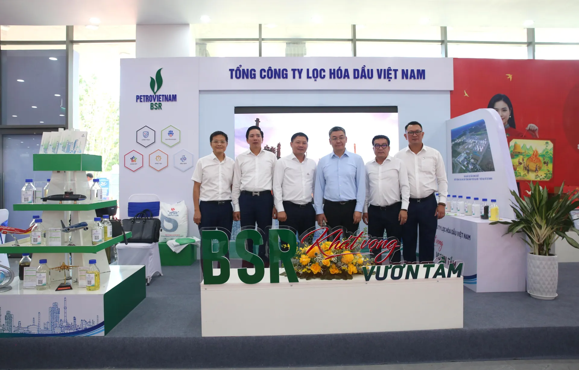 BSR lan toả các sản phẩm tại Triển lãm kỷ niệm 30 năm thành lập Ban Quản lý KKT Dung Quất