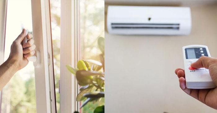 Bật điều hòa nhưng vẫn mở cửa, thói quen nhỏ khiến tiền điện tăng nhanh
