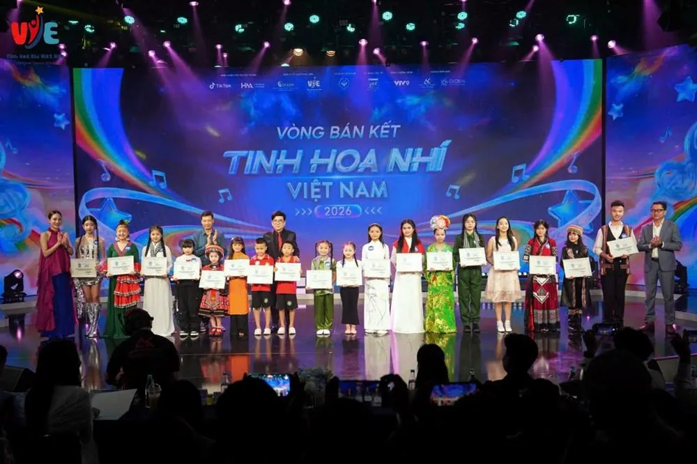 Các thí sinh ở vòng bán kết 'Tinh hoa nhí Việt Nam 2026' 178671708702420586883114371227475701032922128777268707da4da75b9332a73f835ea14354dac_kjzy-1008