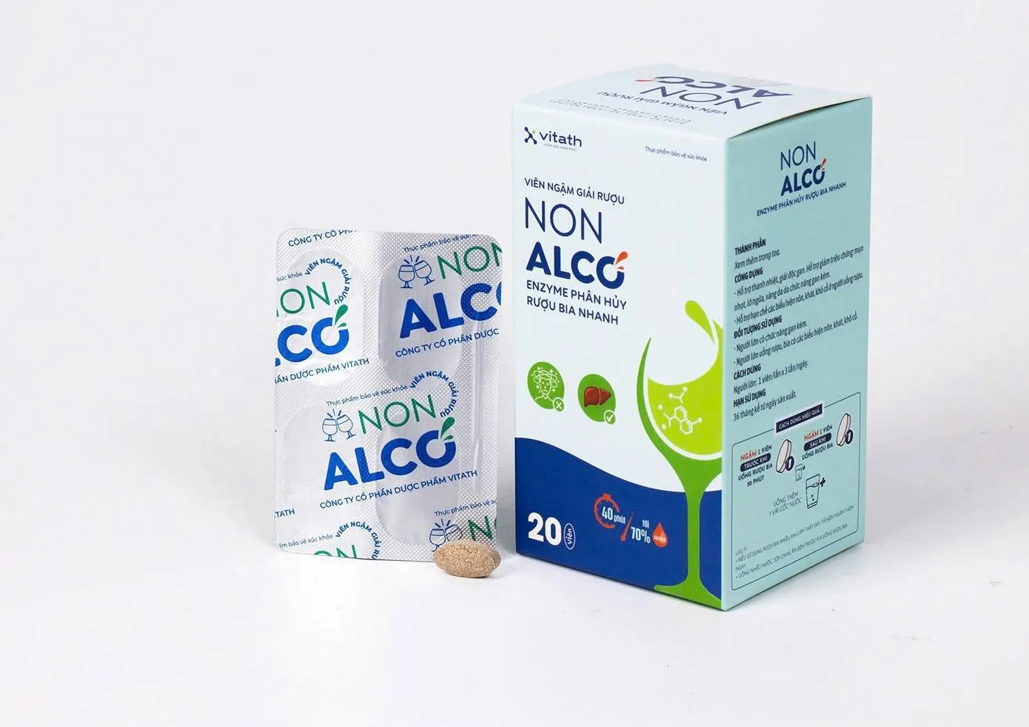 Quảng cáo Non Alco ‘đánh bay cồn’, Dược phẩm Vitath nhận án phạt 110 triệu đồng