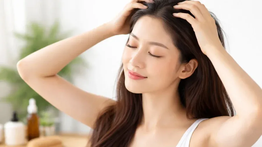 Muốn tóc trông dày khỏe hơn, đừng bỏ qua bước massage da đầu