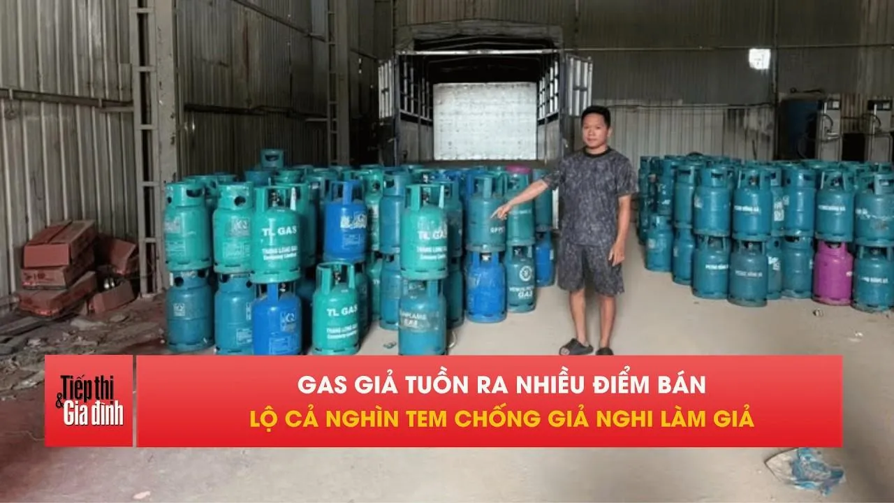 Đột kích loạt cơ sở, lộ đường dây sang chiết gas giả quy mô lớn
