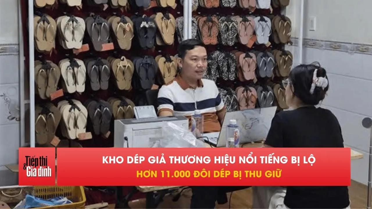 Vợ chồng bán hơn 11.000 đôi dép giả thương hiệu Havaianas bị bắt