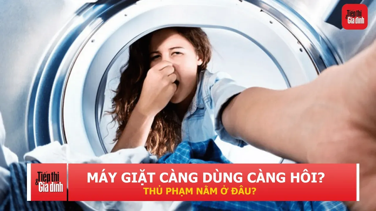Máy giặt bốc mùi ẩm mốc? 4 bước đơn giản giúp xử lý ngay tại nhà
