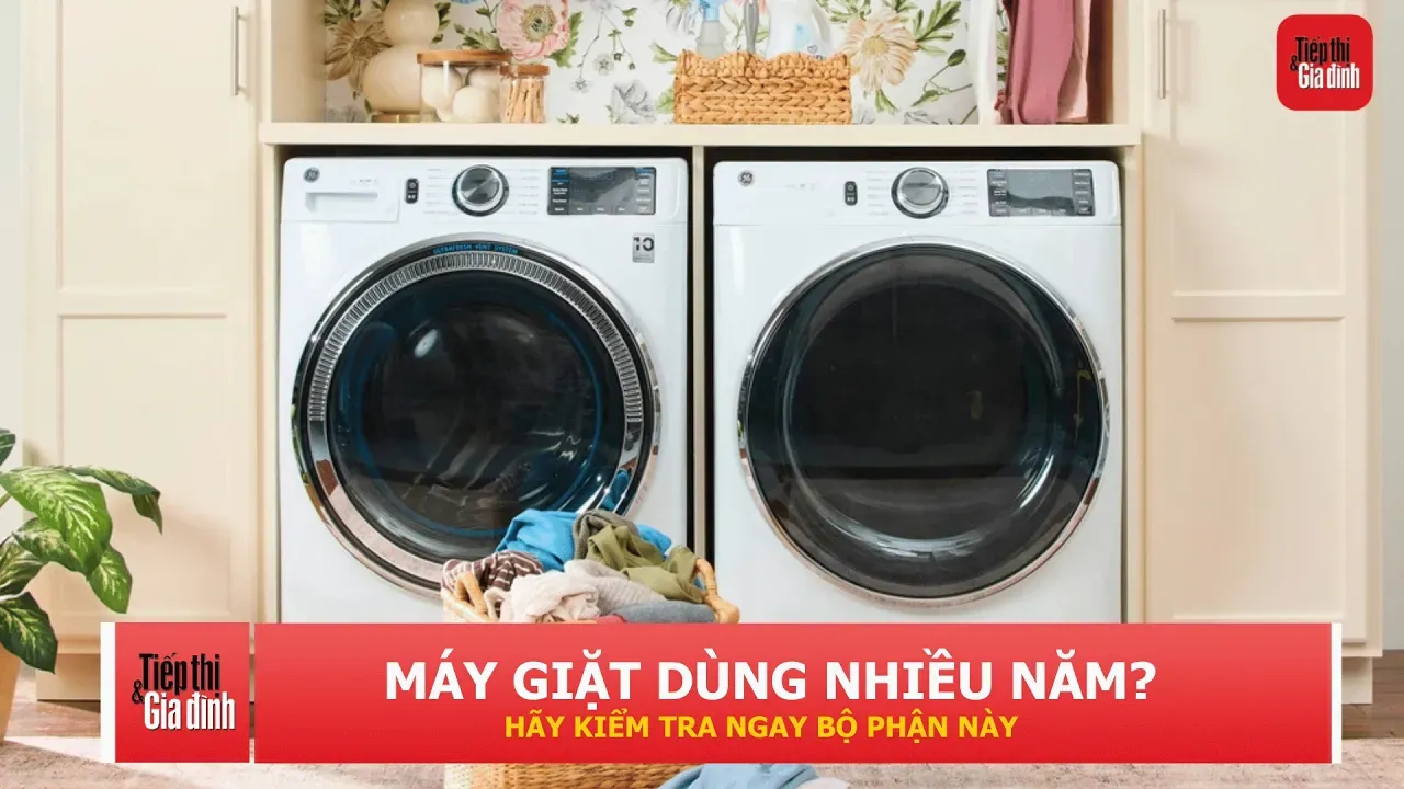 Máy giặt dùng lâu năm, đừng bỏ qua bộ phận nhỏ có thể gây ngập nhà