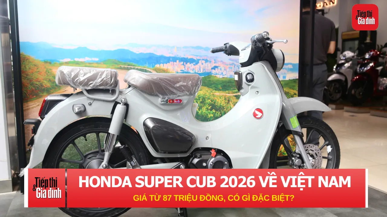 Honda Super Cub 2026 về Việt Nam: Giá từ 87 triệu, có gì đặc biệt?