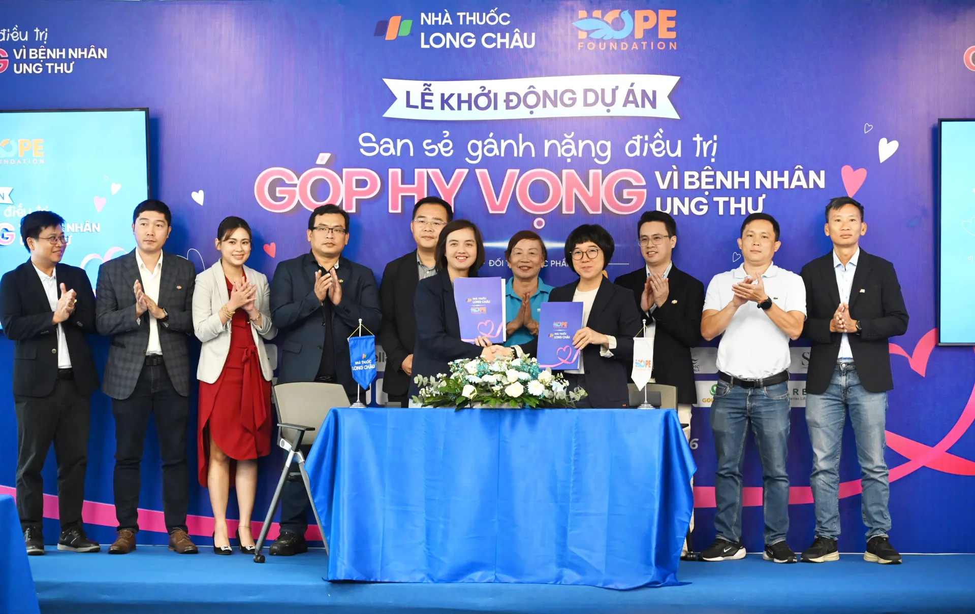 Long Châu, Quỹ Hy vọng và các đối tác chung tay hỗ trợ bệnh nhân ung thư