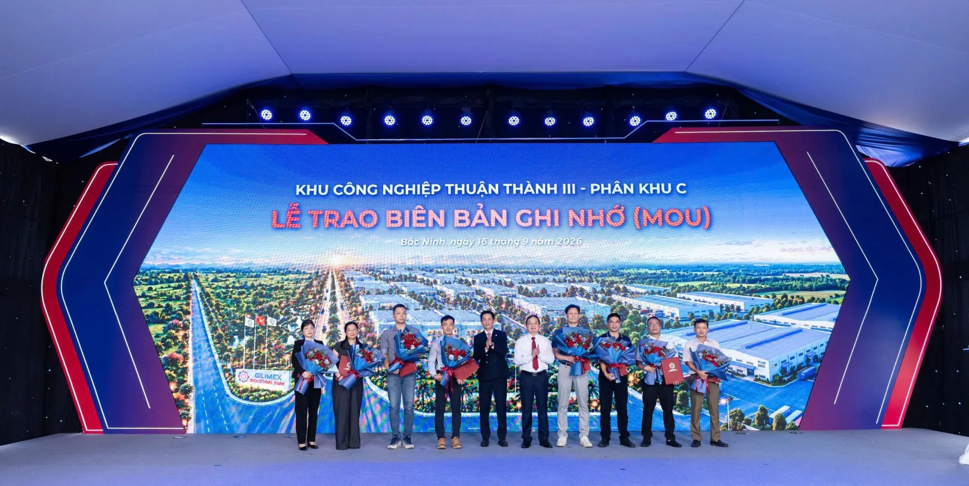 Khởi công hai khu công nghiệp tại Bắc Ninh với tổng vốn đầu tư 4.186 tỷ đồng