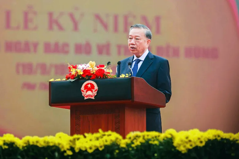 Phát biểu của Tổng Bí thư, Chủ tịch nước Tô Lâm tại Lễ kỷ niệm 72 năm Ngày Bác Hồ về thăm Đền Hùng và khánh thành tượng đài ''Bác Hồ với ngày hội non sông''