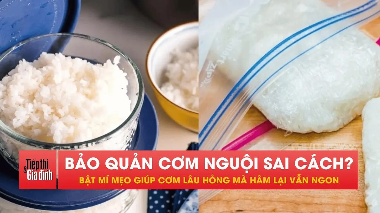 90% mọi người bảo quản cơm nguội sai cách, đây mới là mẹo đúng