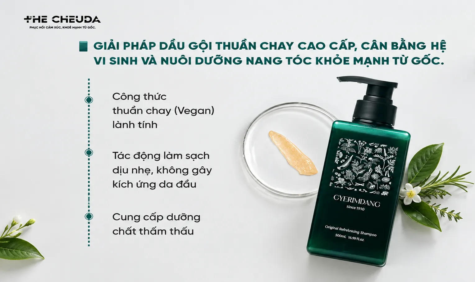 The Cheuda – đưa trải nghiệm chăm sóc tóc chuẩn Hàn Quốc đến gần hơn với người Việt
