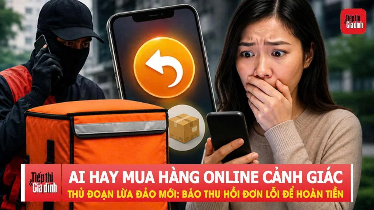 Ai hay mua hàng online cảnh giác thủ đoạn lừa đảo mới: Báo thu hồi đơn lỗi để hoàn tiền