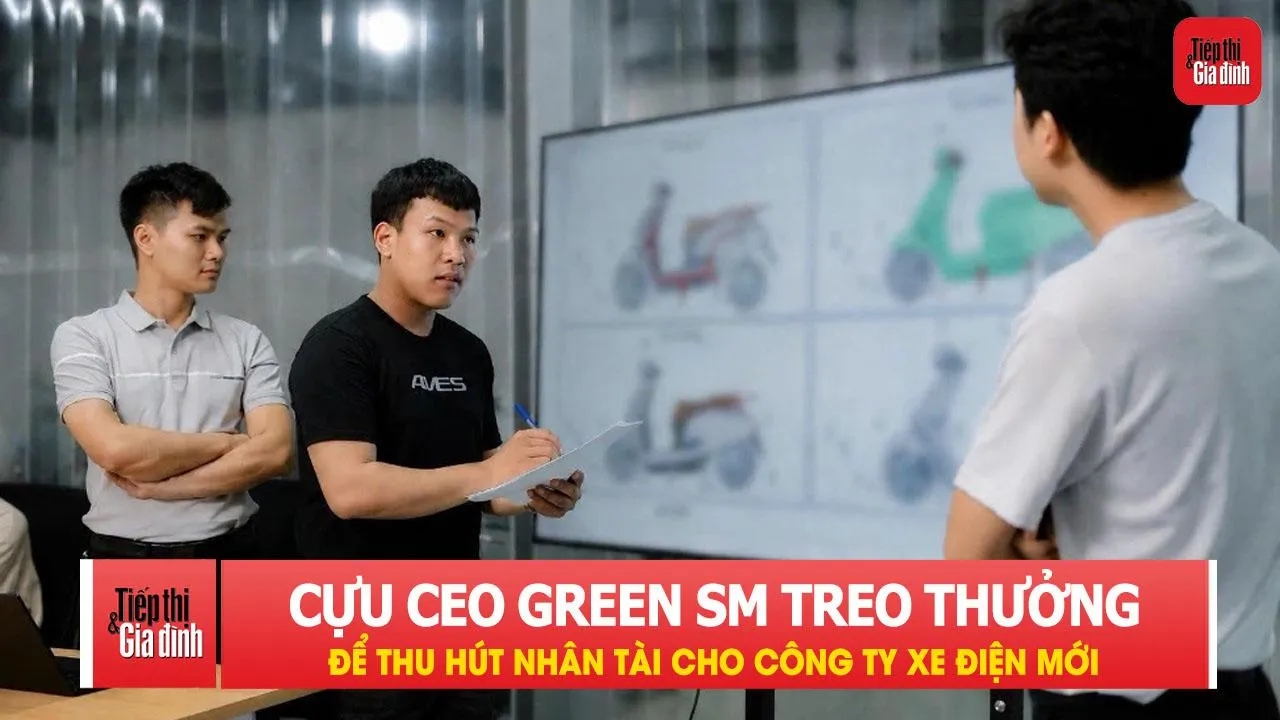 Cựu CEO Green SM Nguyễn Văn Thanh treo thưởng 265 triệu để thu hút nhân tài cho công ty xe điện mới