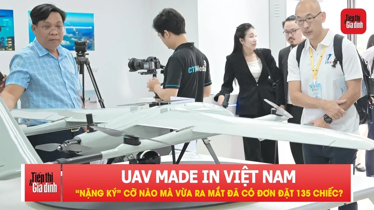 UAV made in Việt Nam “nặng ký” cỡ nào mà vừa ra mắt đã có đơn đặt 135 chiếc?