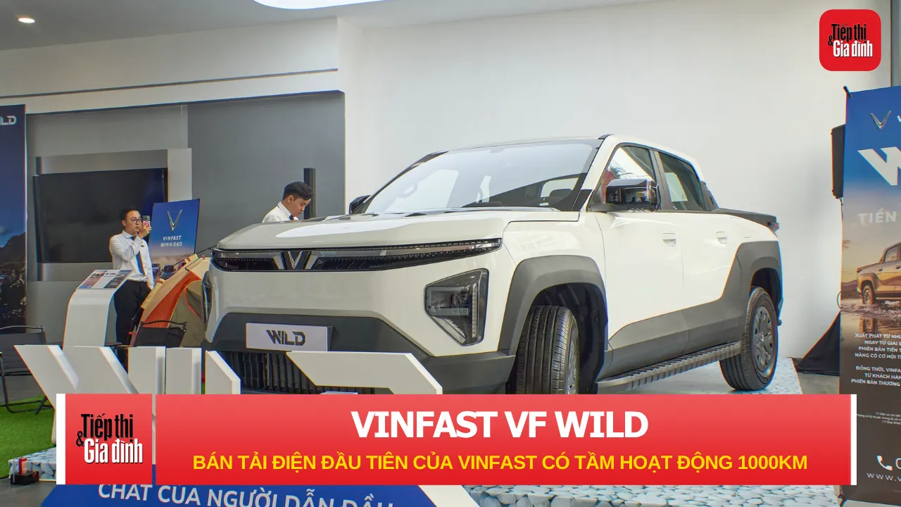 VinFast VF Wild – Bán tải điện đầu tiên của VinFast có tầm hoạt động 1.000 km